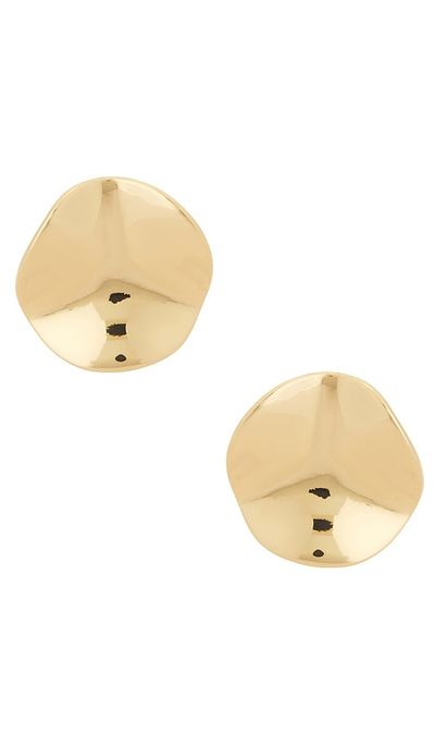Ettika Ettika Molten Disc Stud Earrings