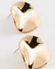 Ettika Ettika Molten Disc Stud Earrings Gold One - 4