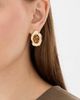 Ettika Ettika Molten Glow Crystal Studs Smokey Quartz One - 3