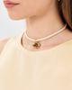 Ettika Ettika Molten Pendant Rope Necklace Smokey Quartz And Cream One - 3