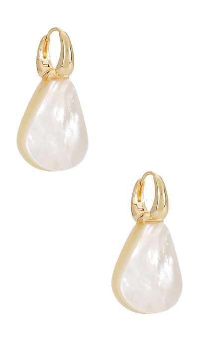 Ettika Ettika Mother Of Pearl Drop Earrings