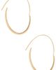 Ettika Ettika Oval Threader Hoops - 2