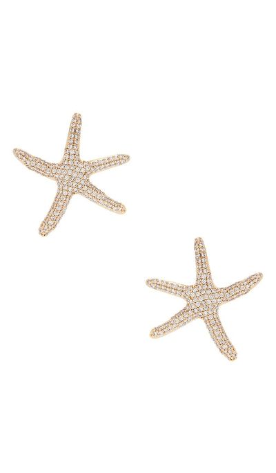 Ettika Ettika Pav? Starfish Earrings