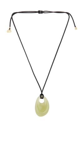 Ettika Ettika Resin Drop Cord Necklace