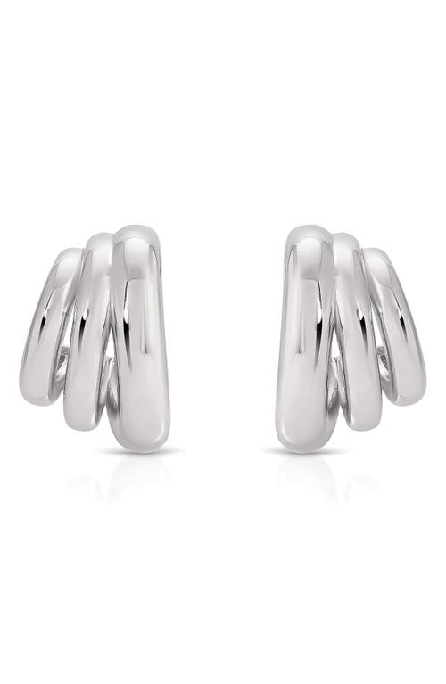 Ettika Ettika Rooted Vines Small Hoop Earrings
