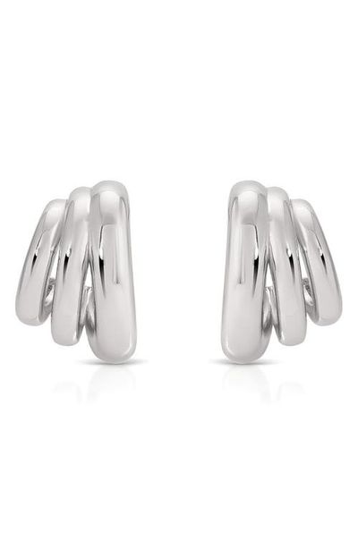 Ettika Ettika Rooted Vines Small Hoop Earrings