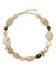 Ettika Ettika Serene Stone Gemstone Beaded Collar Necklace, 15.5-18.5 - 4