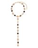 Ettika Ettika Serene Stone Gemstone Beaded Lariat Necklace, 15-19.5 - 4