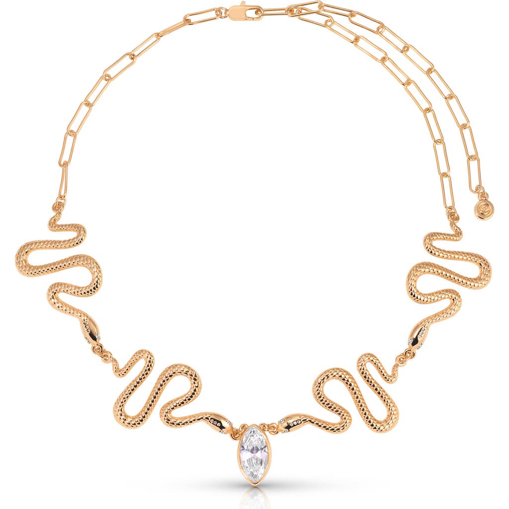 Ettika Ettika Serpentina Cubic Zirconia Choker Necklace