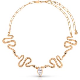 Ettika Ettika Serpentina Cubic Zirconia Choker Necklace