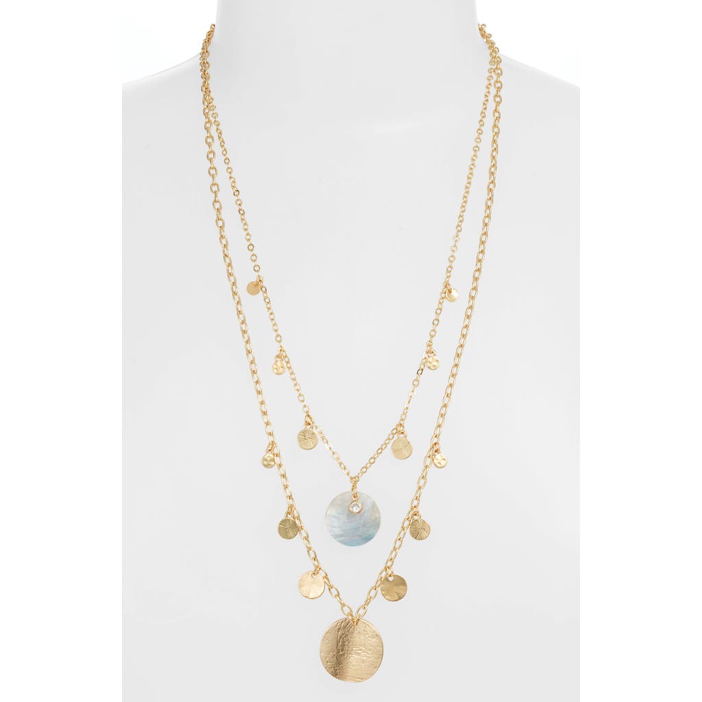 Ettika Ettika Set of 2 Disc Station Necklaces