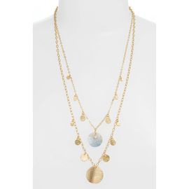 Ettika Ettika Set of 2 Disc Station Necklaces
