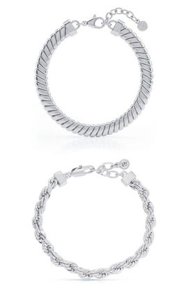Ettika Ettika Set of 2 Twisted Bracelets
