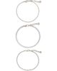Ettika Ettika Set of 3 Dainty Bracelets - 1