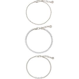 Ettika Ettika Set of 3 Dainty Bracelets