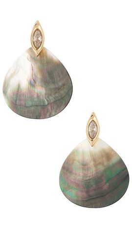 Ettika Ettika Shell Statement Earrings