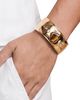 Ettika Ettika Solstice Cubic Zirconia & Tiger's Eye Thick Cuff Bracelet - 4