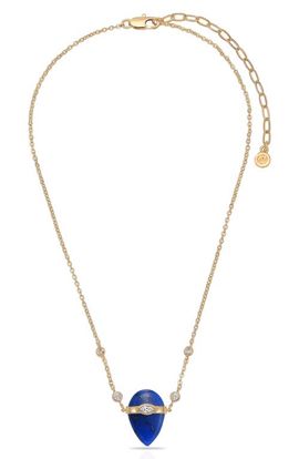 Ettika Ettika Solstice Lapis Lazuli Pendant Necklace 