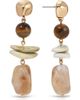Ettika Ettika Solstice Stone 18k Gold Plated Drop Earrings - 1