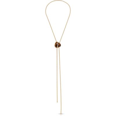 Ettika Ettika Solstice Tiger's Eye Bolo Necklace