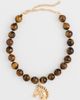 Ettika Ettika Stallion Beaded Necklace Tiger's Eye One - 2