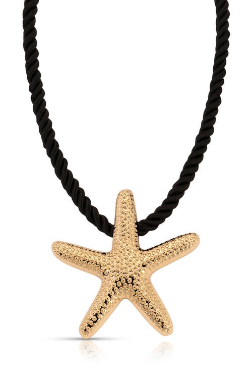 Ettika Ettika Starfish Pendant Necklace