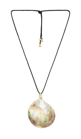 Ettika Ettika Statement Shell Cord Necklace