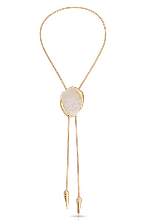 Ettika Ettika Stone Statement Bolo Necklace