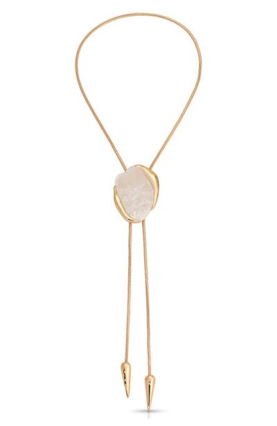 Ettika Ettika Stone Statement Bolo Necklace