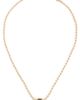 Ettika Ettika Teardrop Bezel Ball Chain Necklace Green One - 1