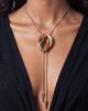 Ettika Ettika Tiger's Eye Statement Bolo Lariat Necklace, 31 - 2