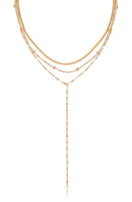Ettika Ettika Trio Dainty Layered Necklace