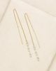 Ettika Ettika Triple Baguette Chain Threader Earrings - 3