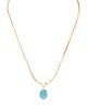 Ettika Ettika Turquoise Pendant Snake Chain - 1