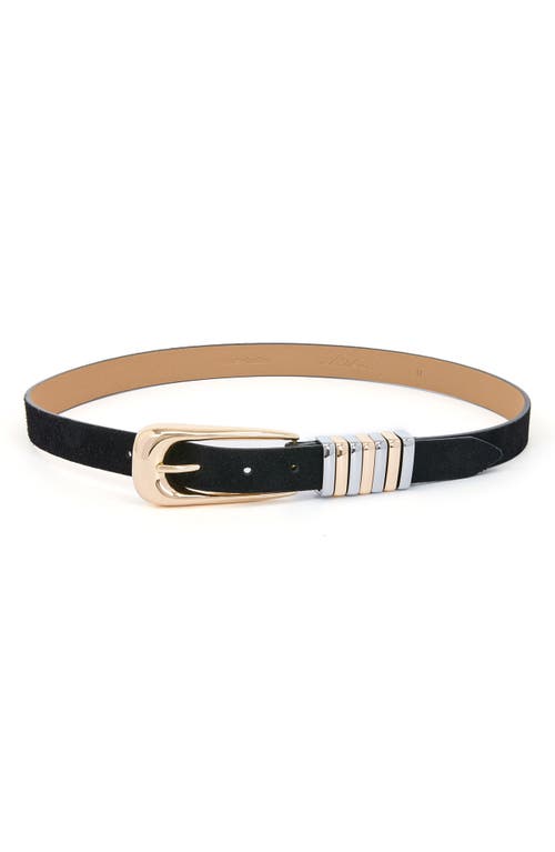 Ettika Ettika Two-Tone Keeper Leather Belt