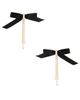 Ettika Ettika Velvet Bow Crystal Chain Earrings - 1