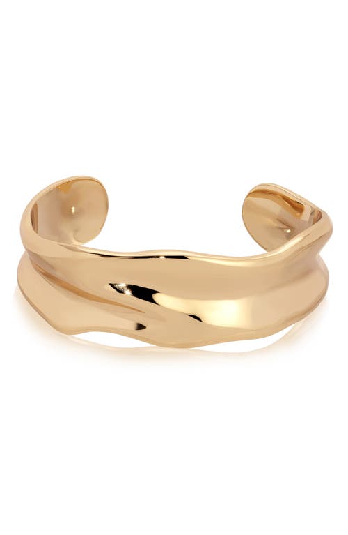Ettika Ettika Wavy Metal Cuff Bracelet