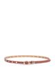 Ettika Ettika Women's Classic Studded Skinny Leather Belt - 1