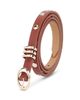 Ettika Ettika Women's Classic Studded Skinny Leather Belt - 3
