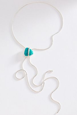 Ettika Turquoise Solstice Bolo Necklace