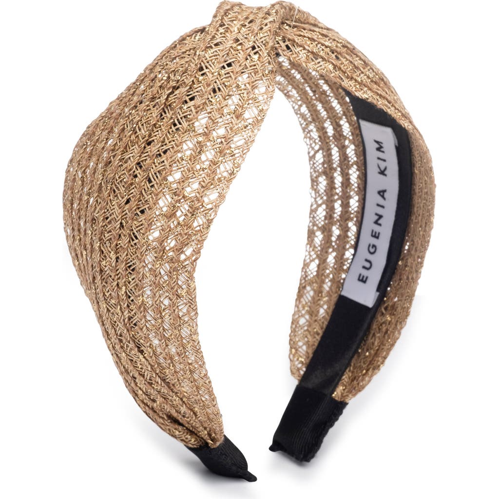 Eugenia Kim Eugenia Kim Rosanna Metallic Woven Headband