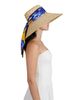 Eugenia Kim Women's Mirabel Scarf-Trim Straw Sun Hat - 4
