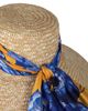 Eugenia Kim Women's Mirabel Scarf-Trim Straw Sun Hat - 6
