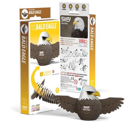 Eugy Puzzles Eugy Puzzles Bald Eagle 3D Puzzle 