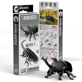 Eugy Puzzles Eugy Puzzles Rhino Beetle 3D Puzzle 