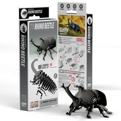 Eugy Puzzles Eugy Puzzles Rhino Beetle 3D Puzzle 
