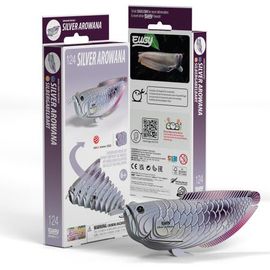 Eugy Puzzles Eugy Puzzles Silver Arowana 3D Puzzle 