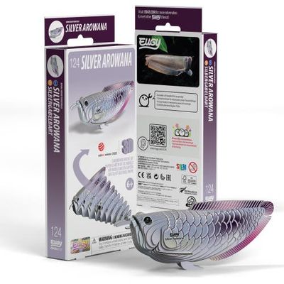 Eugy Puzzles Eugy Puzzles Silver Arowana 3D Puzzle 