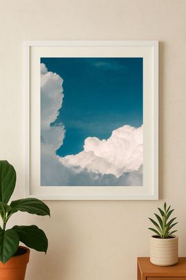 Evan Tetreault Evan Tetreault Among the Clouds Art Print in White at Urban Outfitters
