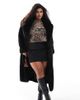 Ever New Curve Ever New Curve maxi fur coat in black - 1